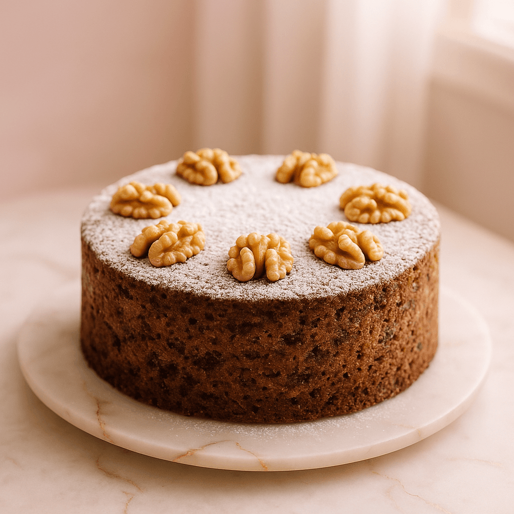 Date & Walnut Cake (Eggless)