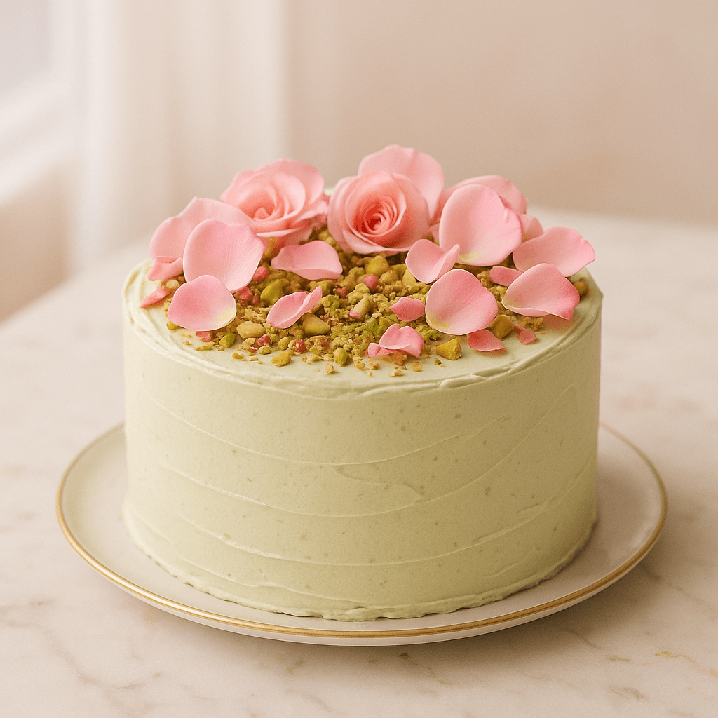Pistachio & Rose Cake